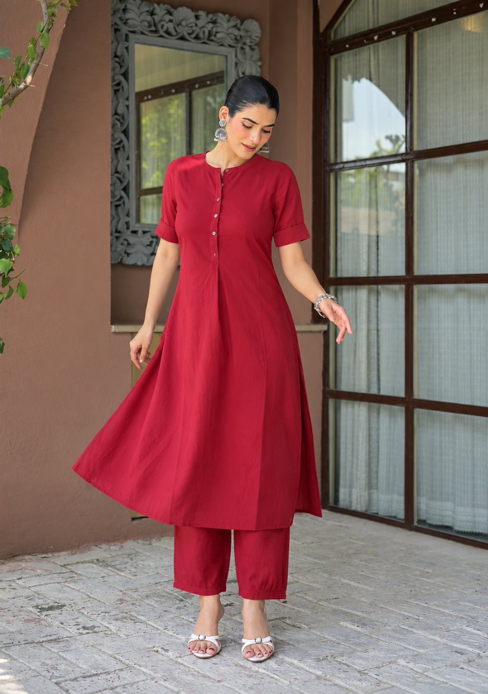 Aravalii Garnet Grace Co-Ord Set