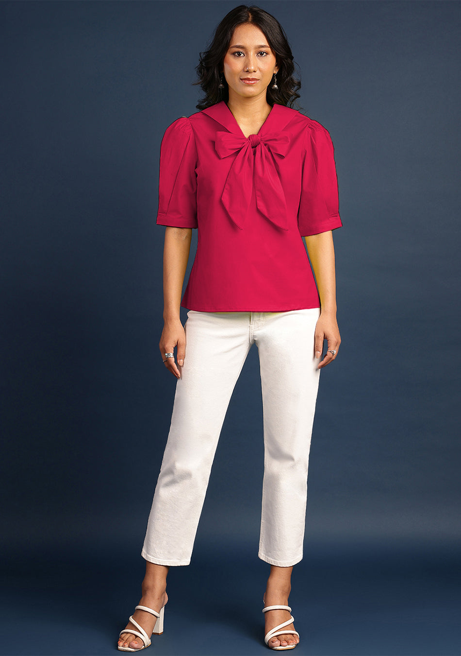 Berry Red Bow Top