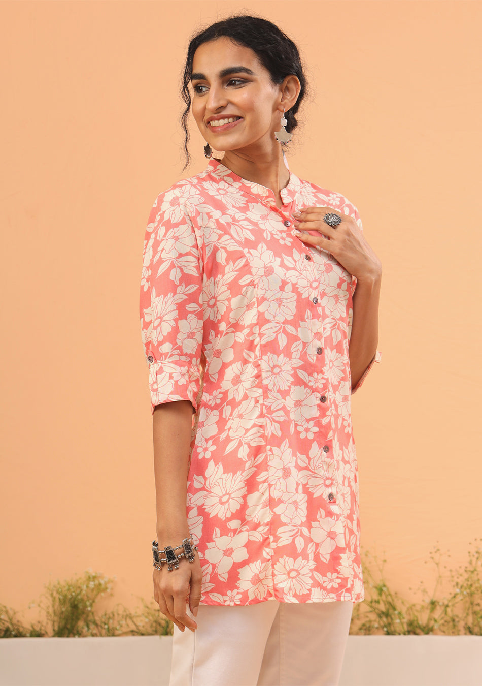 Pink Petal A line Top