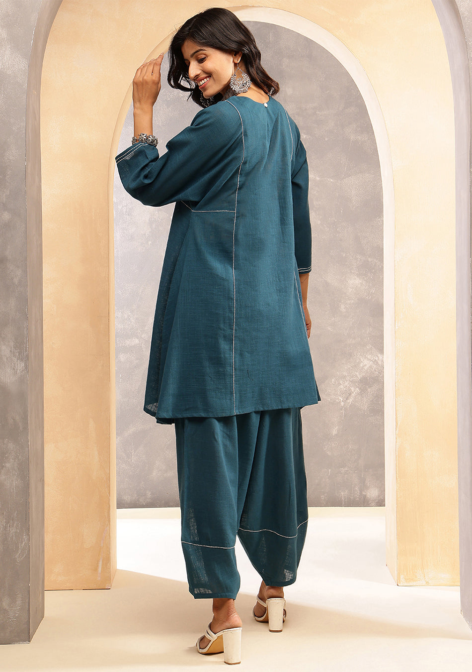 Peacock Haze Co-Ord Set