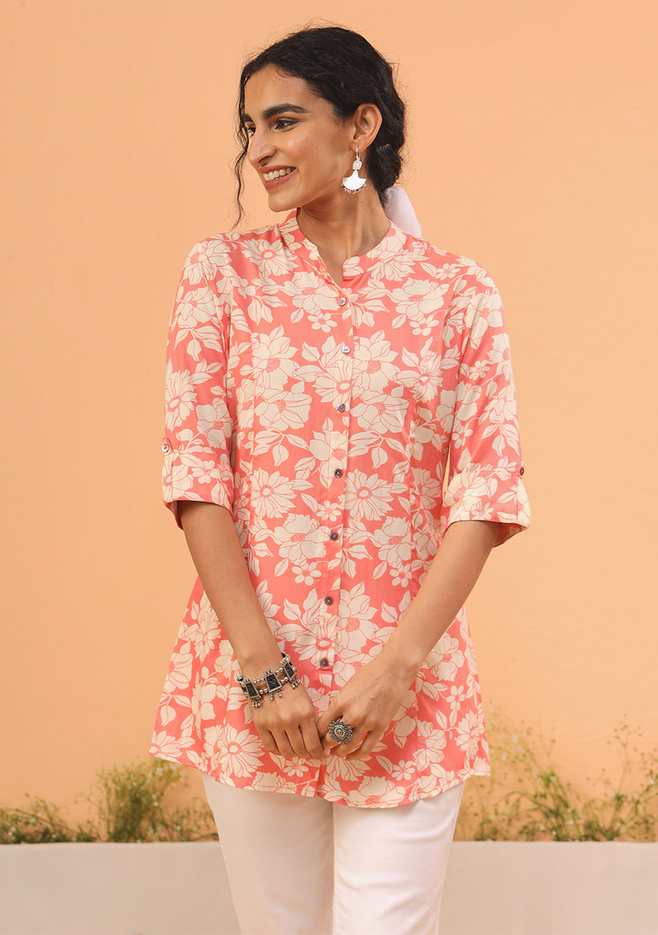 Pink Petal A line Top