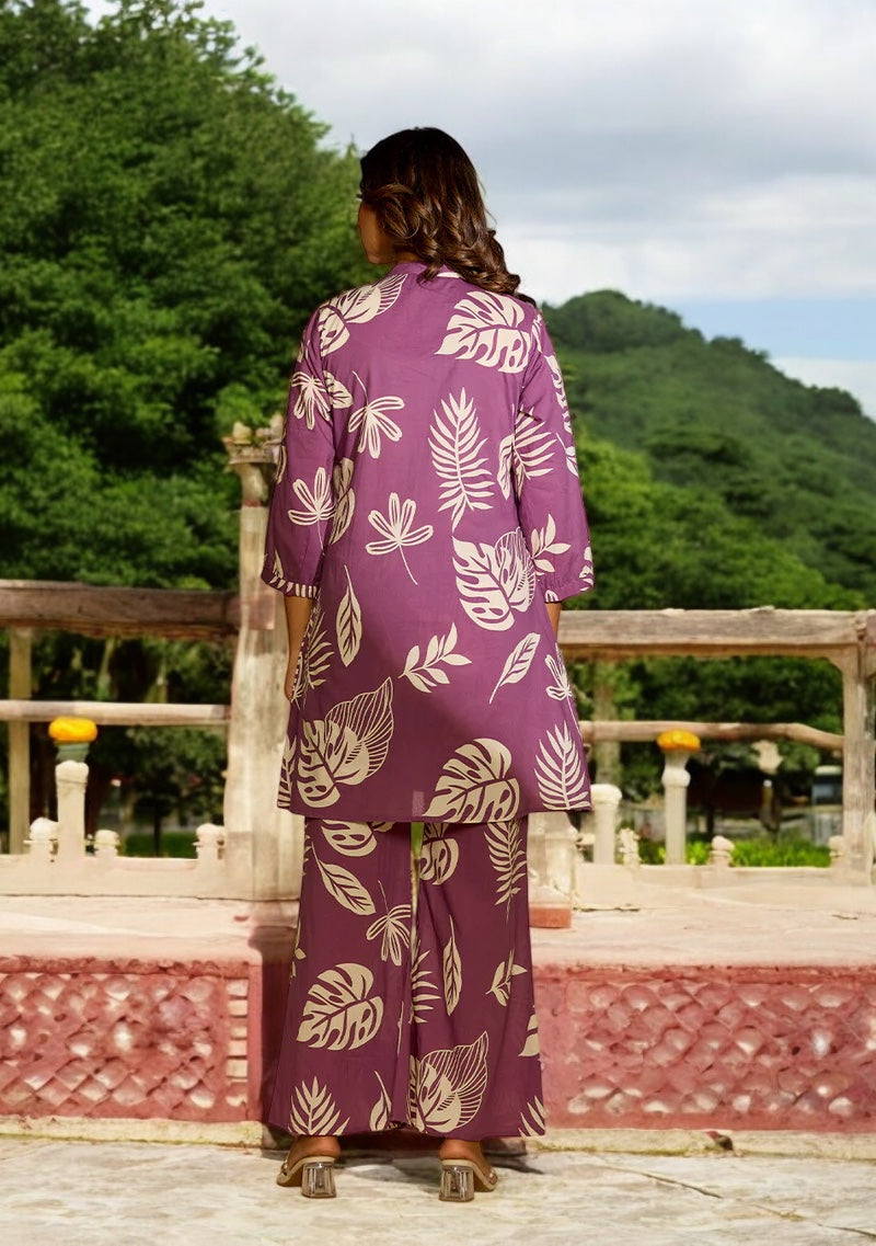 Plum Purple Co-ord Set