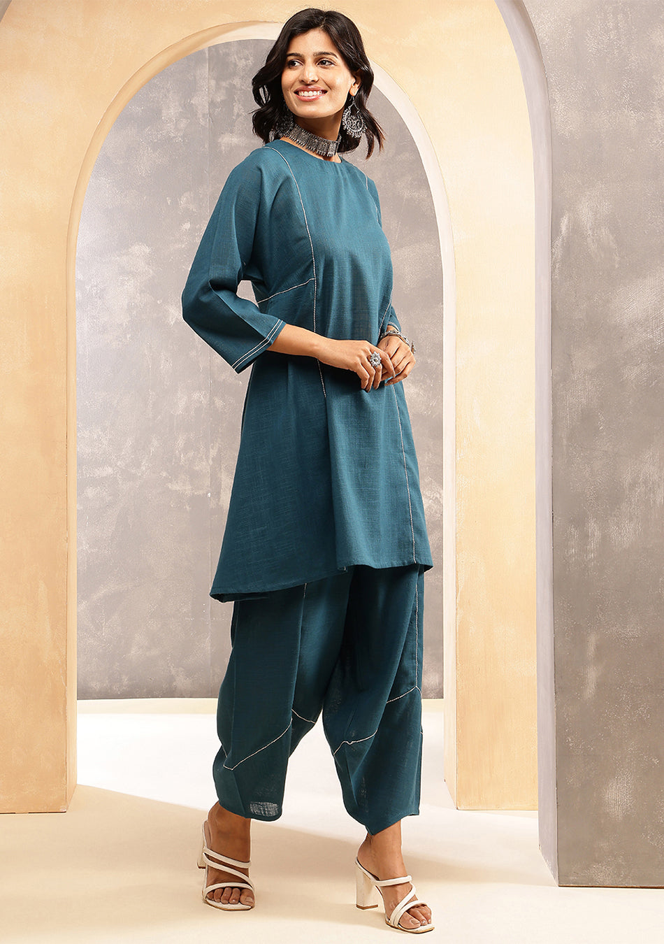 Peacock Haze Co-Ord Set