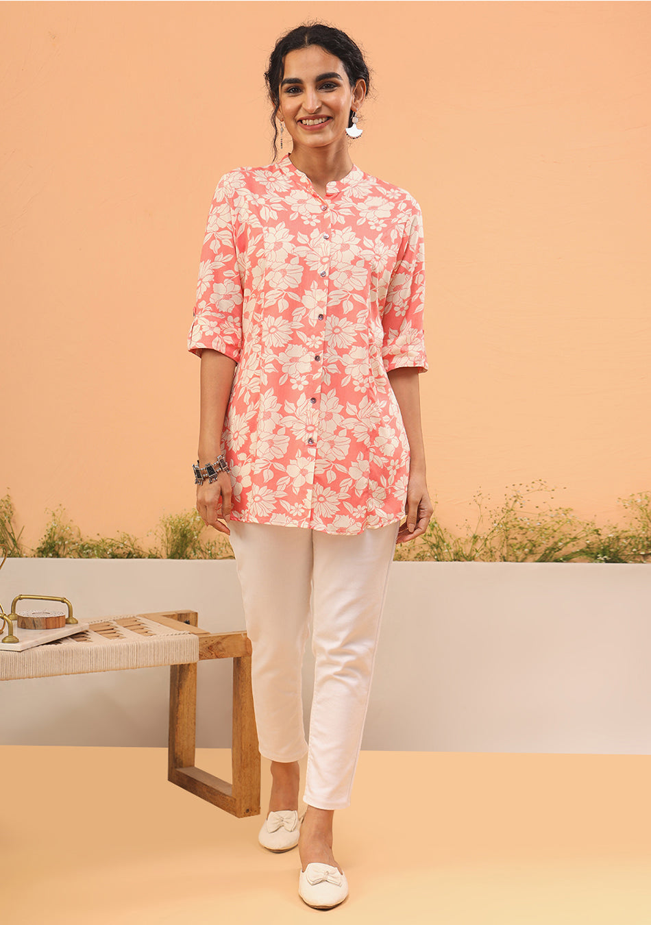 Pink Petal A line Top