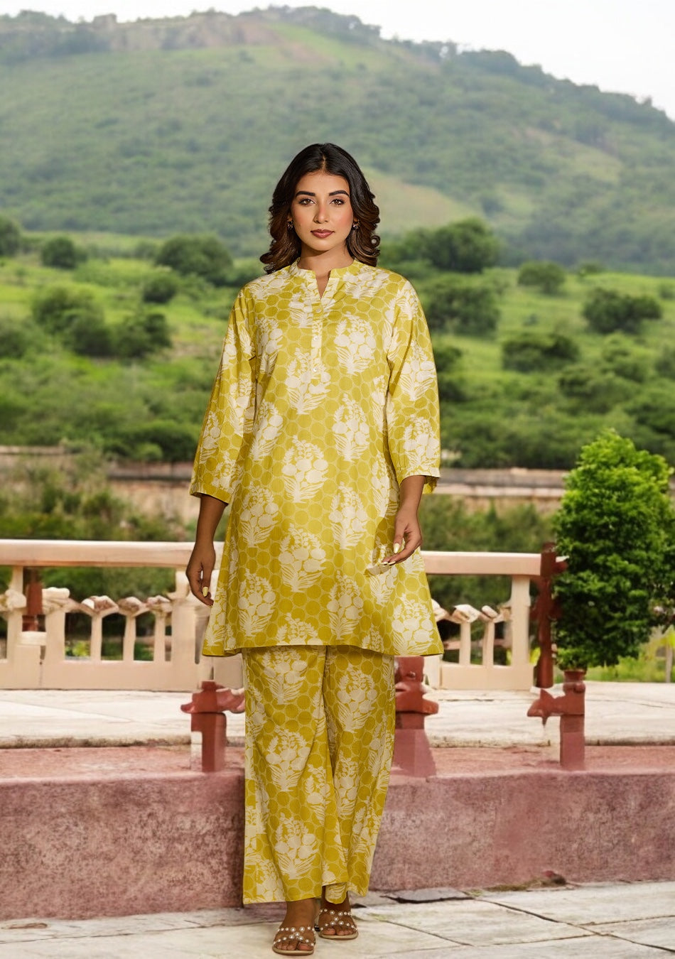 Lemon Bloom Co-ord Set