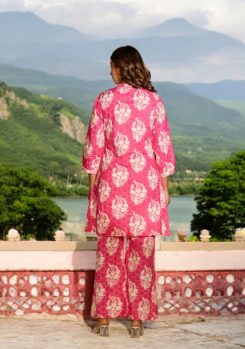 Rosy Bloom Co-ord Set