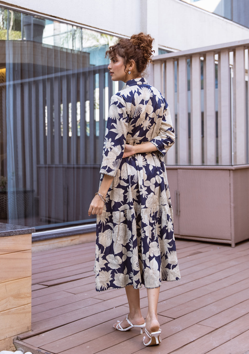 Aravalii Étoile Botanica Tiered Dress