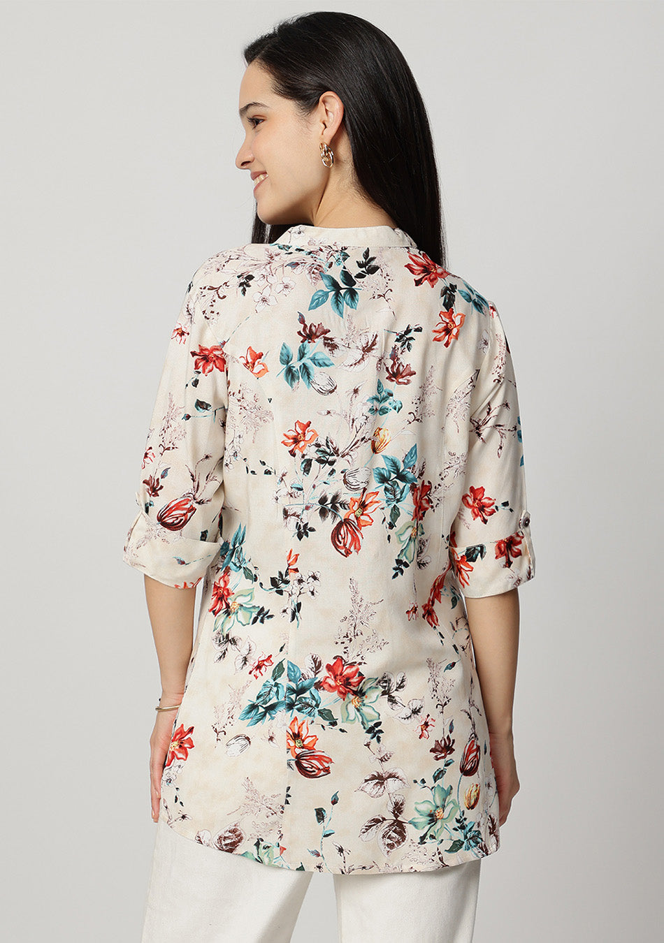 Ivory Garden Bloom Top