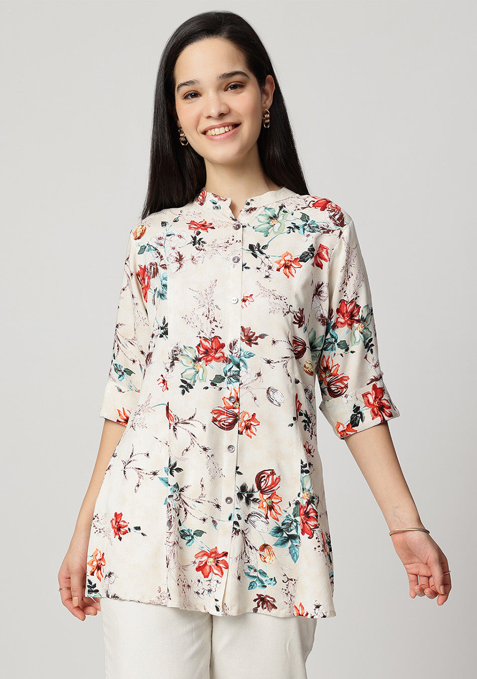 Ivory Garden Bloom Top