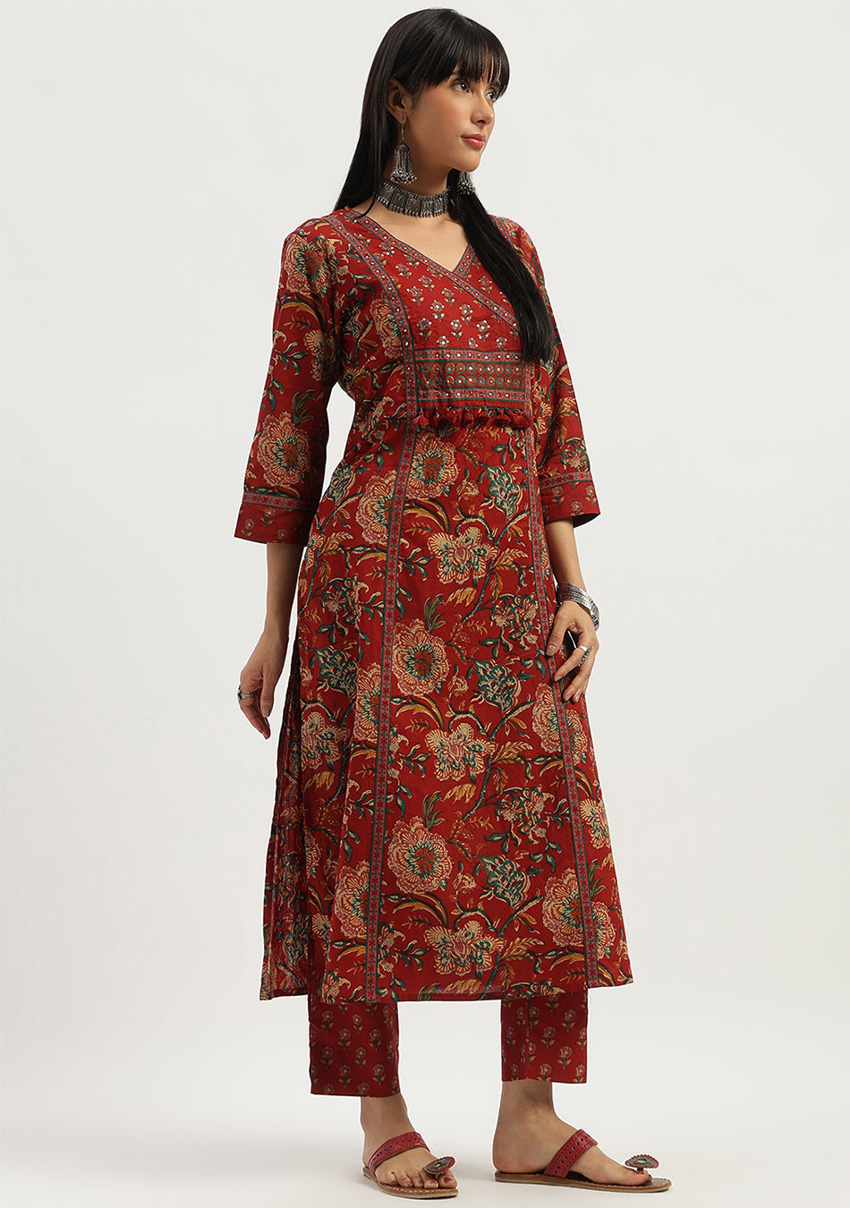 Rust Bloom Aura Suit Set