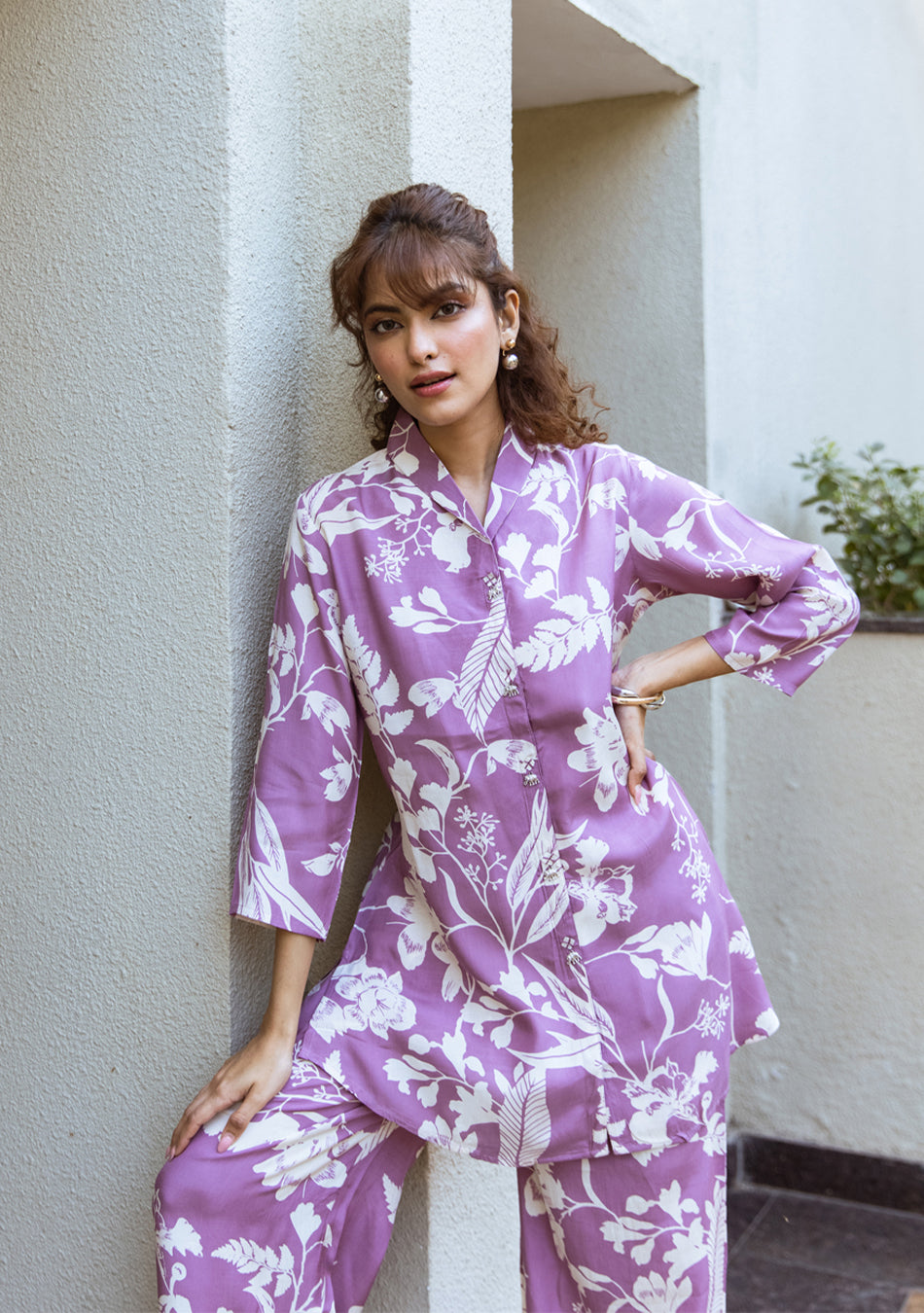 Silken Lilac Co-ord Set