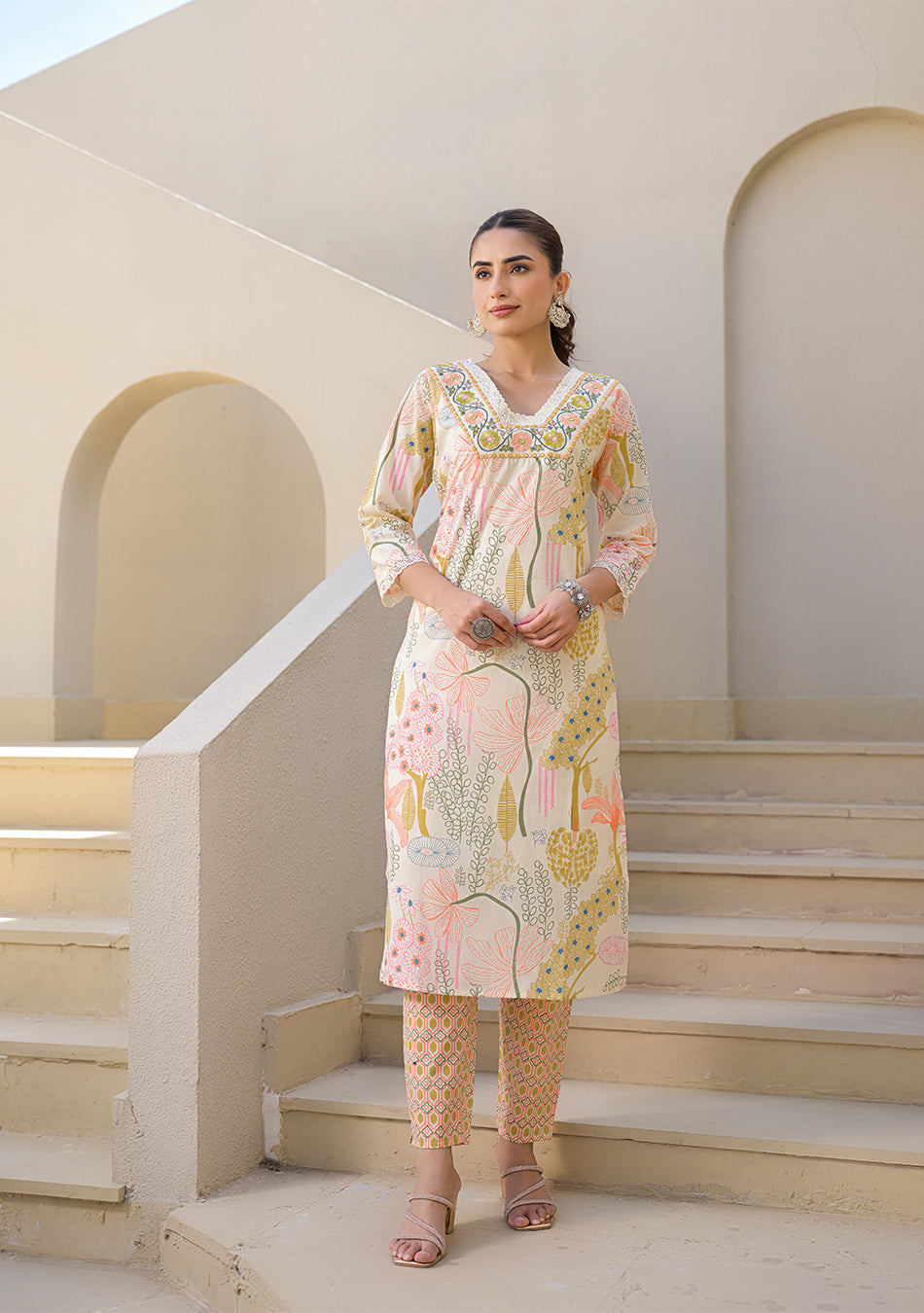 Pastel Pink Suit Set