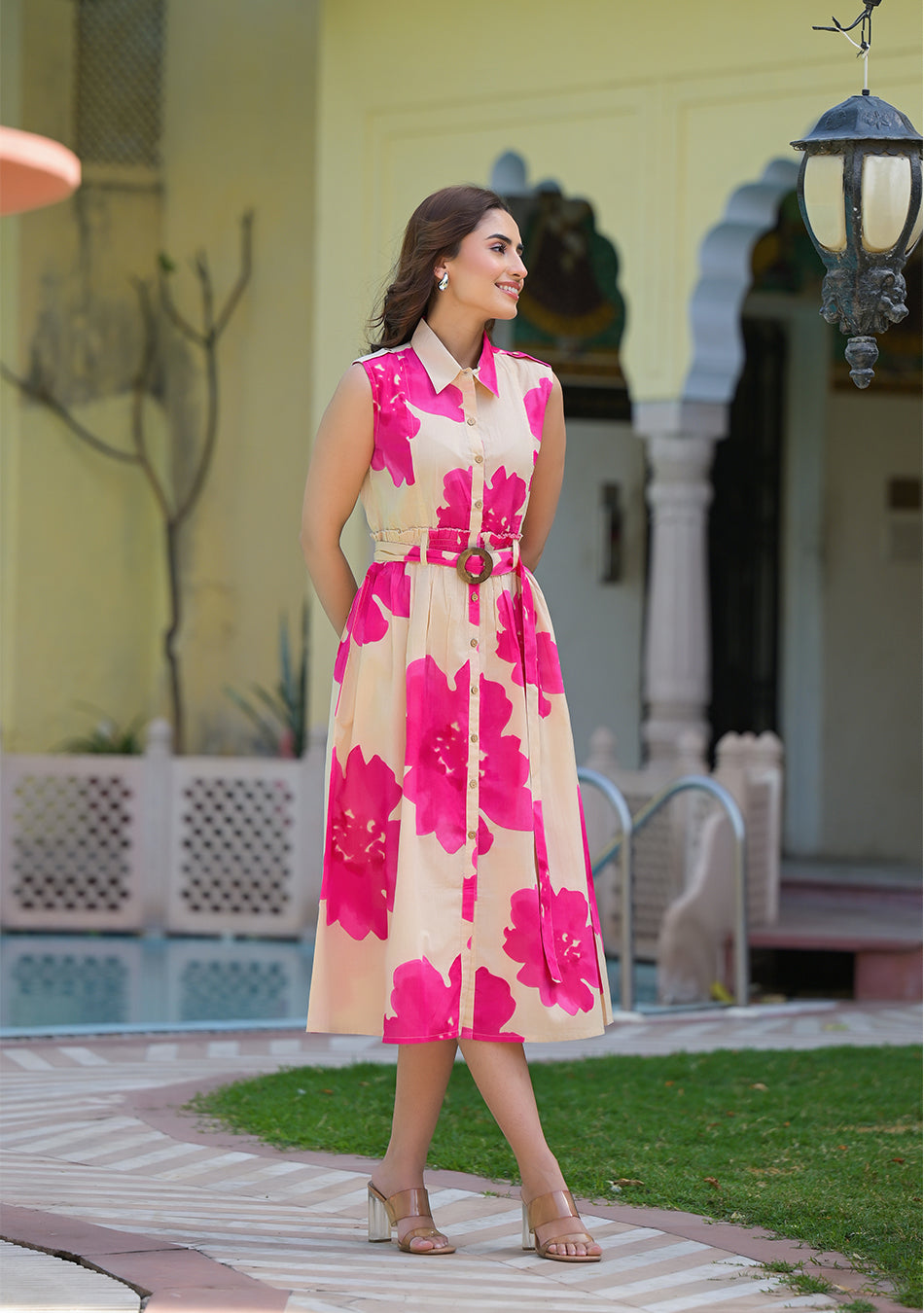 Fuchsia Bloom Charm Dress