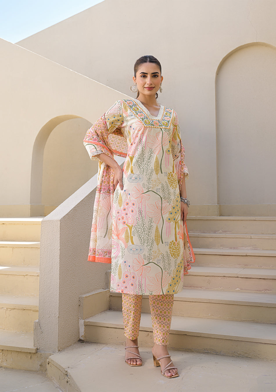 Pastel Pink Suit Set