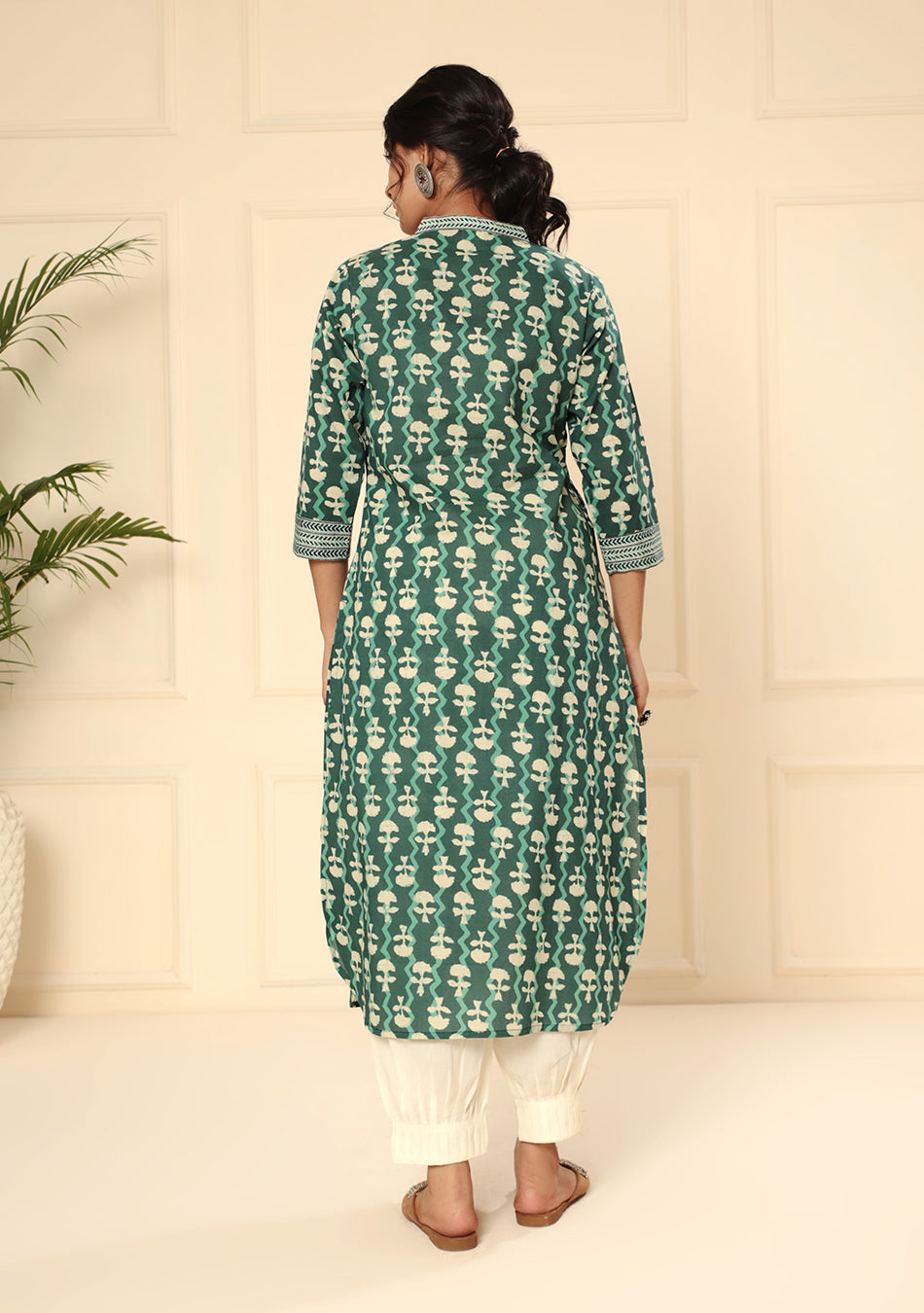 Mineral Green Cotton Kurta