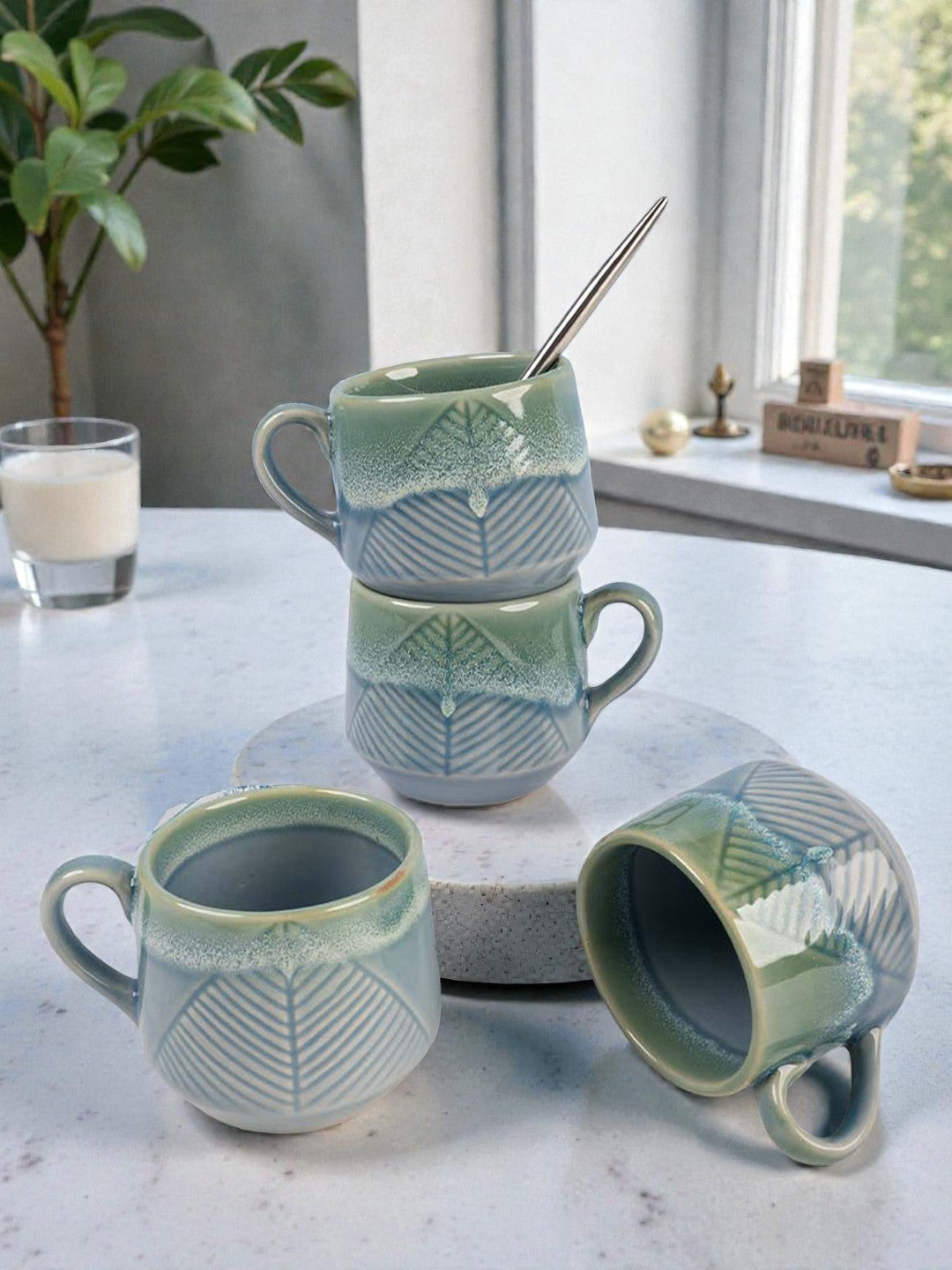 White-crowned Parrot Mugs - Handcrafted