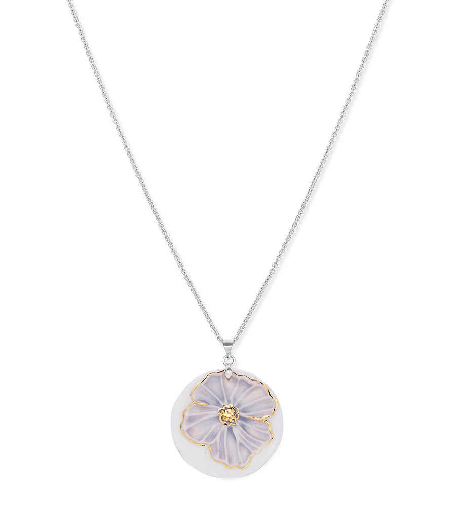 Twilight Petal Earrings and Pendant Set