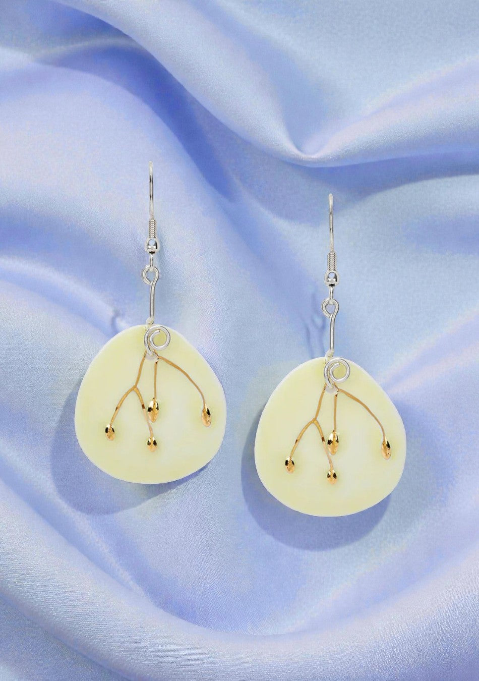 Sunlit Seashell Earrings