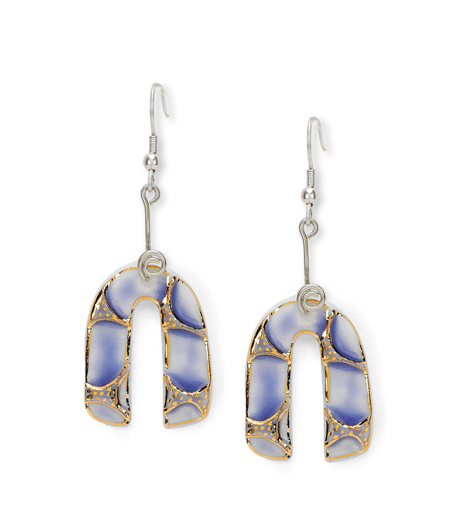 Skyline Curve Earrings Pendant Set