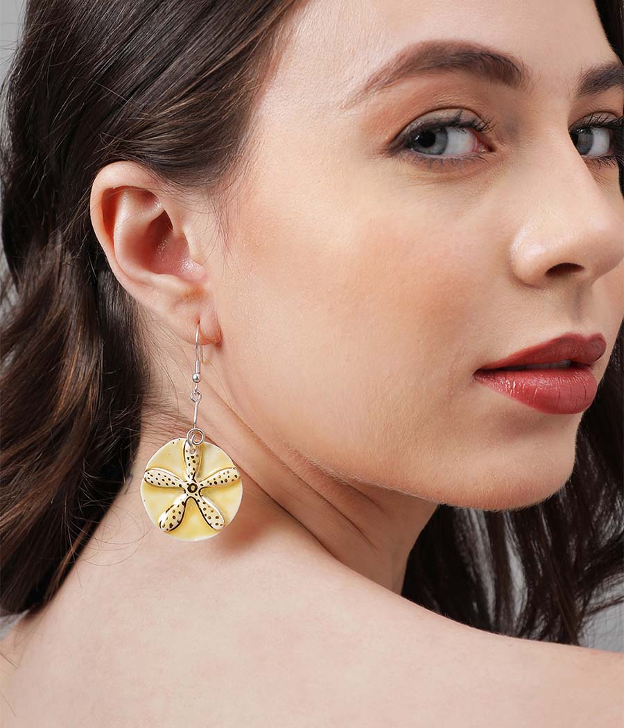 Sunshine Starfish Elegance Earrings
