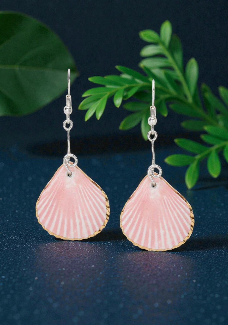 Pink Shell Elegance Earrings