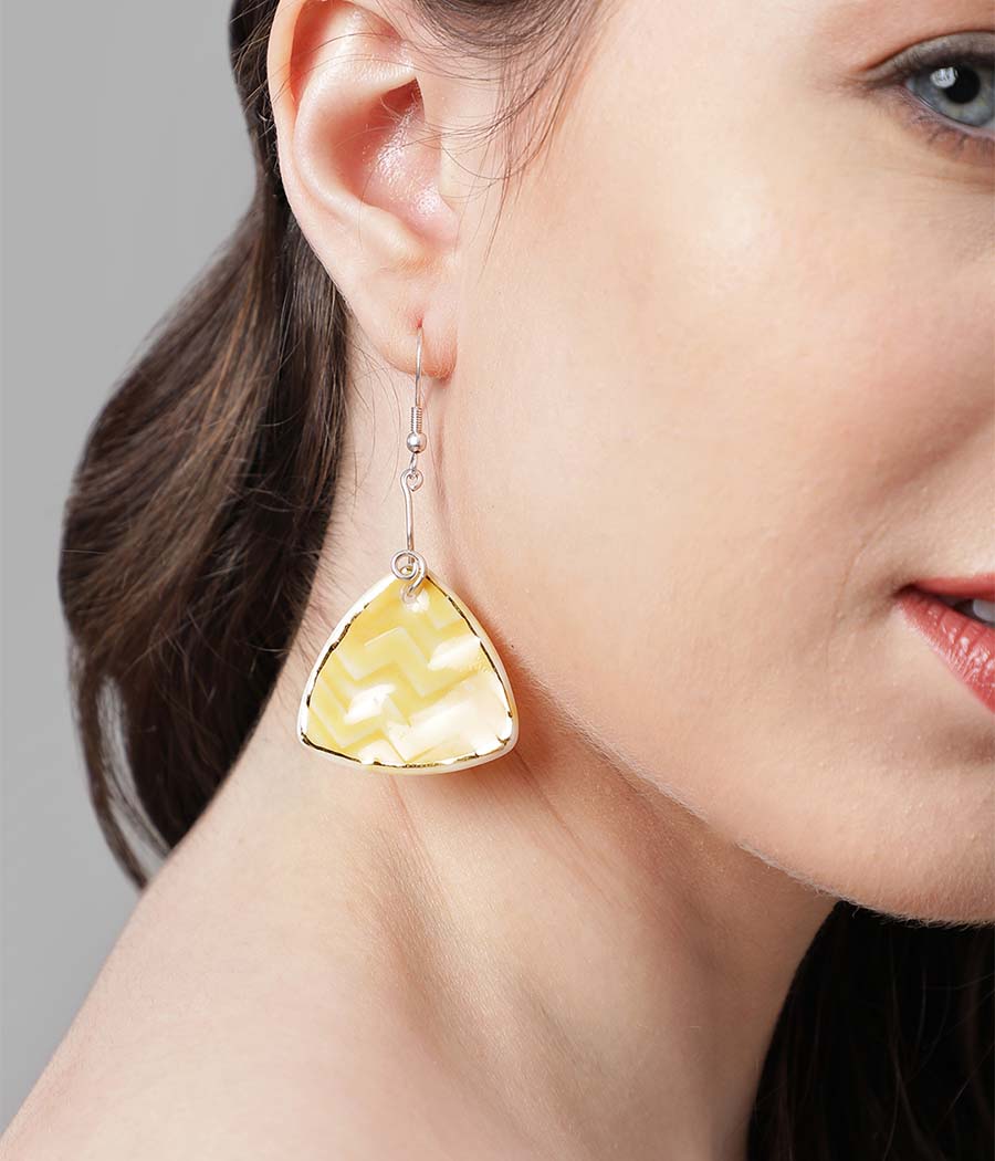 Sunny Triangle Earrings