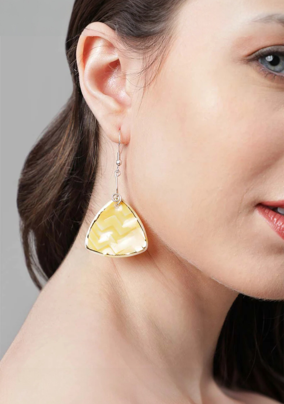 Sunny Triangle Earrings