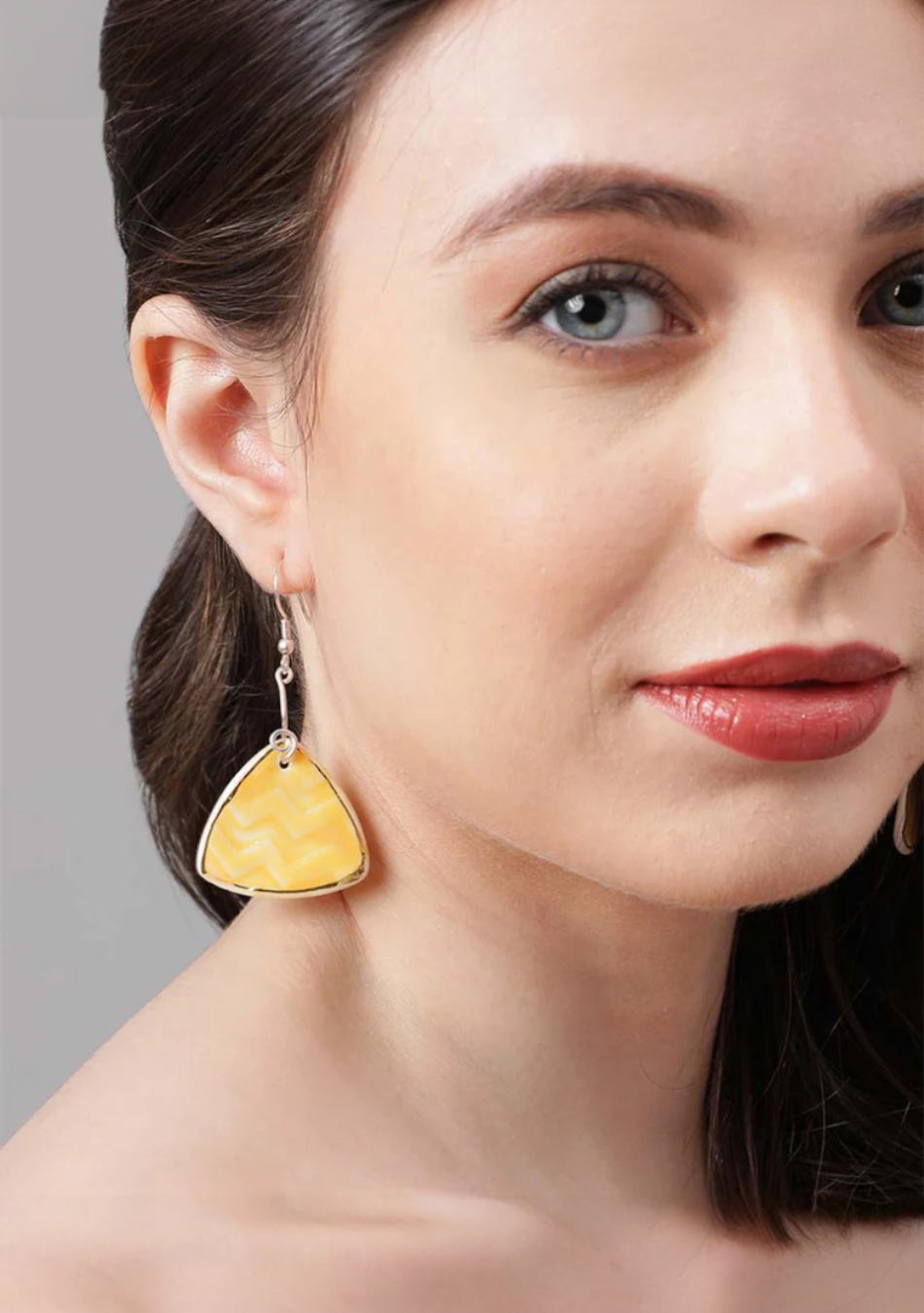 Sunny Triangle Earrings