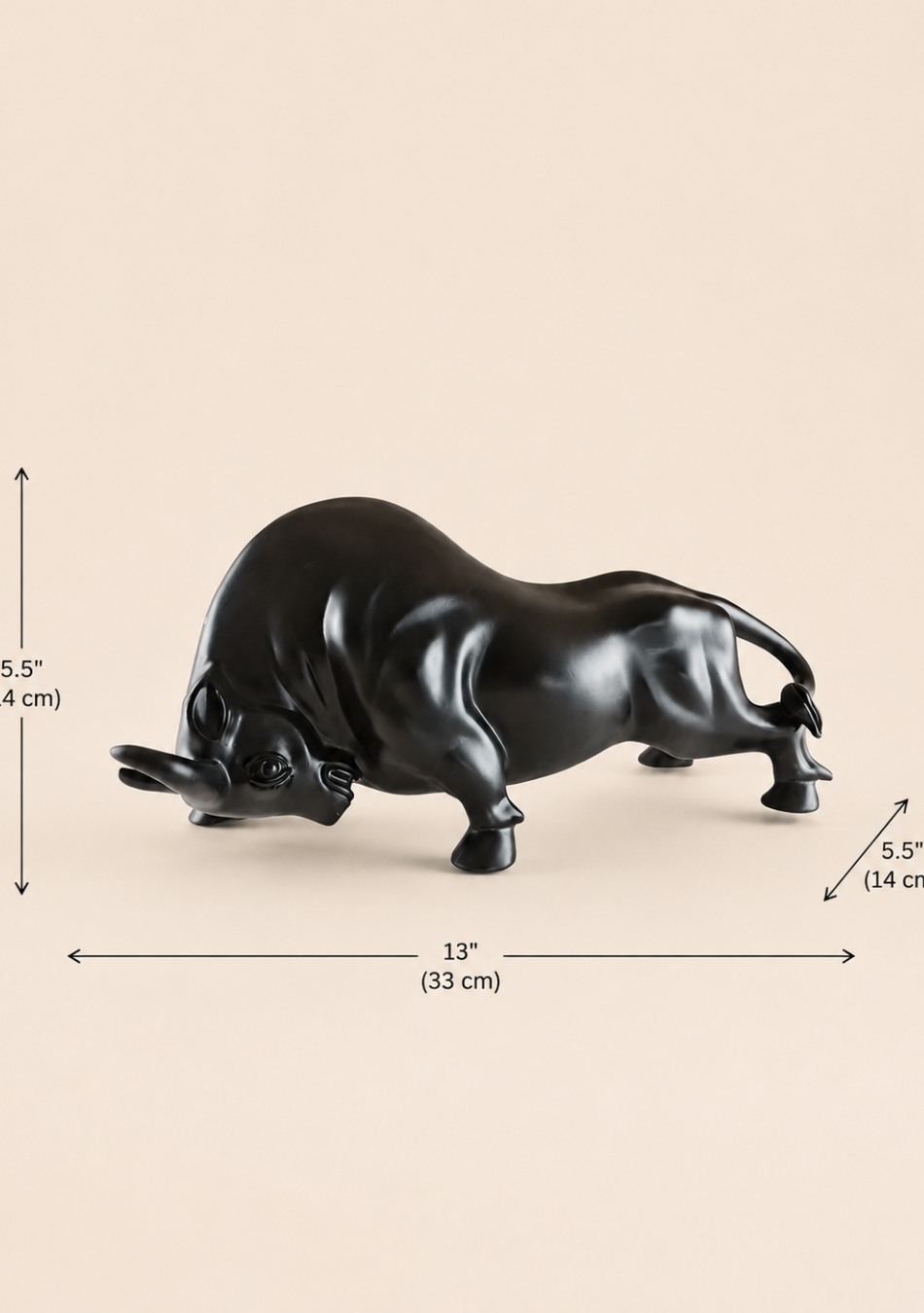 Aravalii Charging Bull Figurine