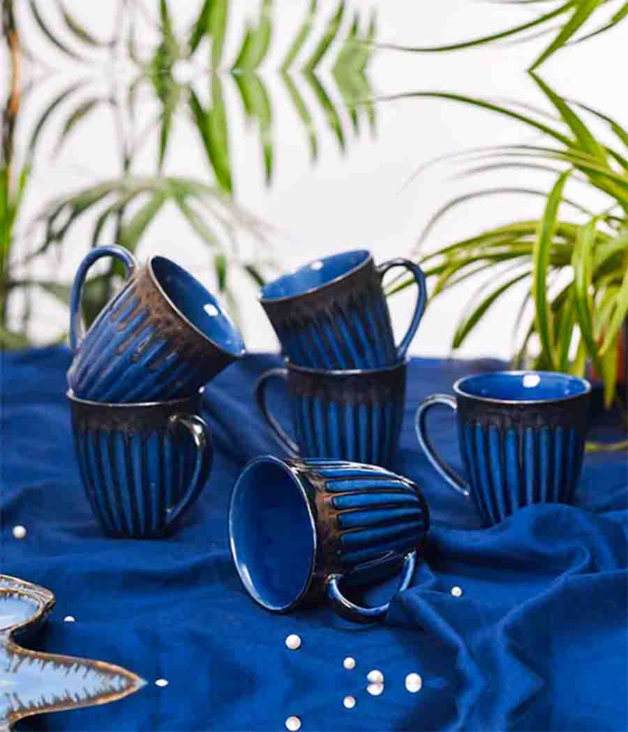 Bluejay Ceramic Coffee Mugs Safe Home Delivery