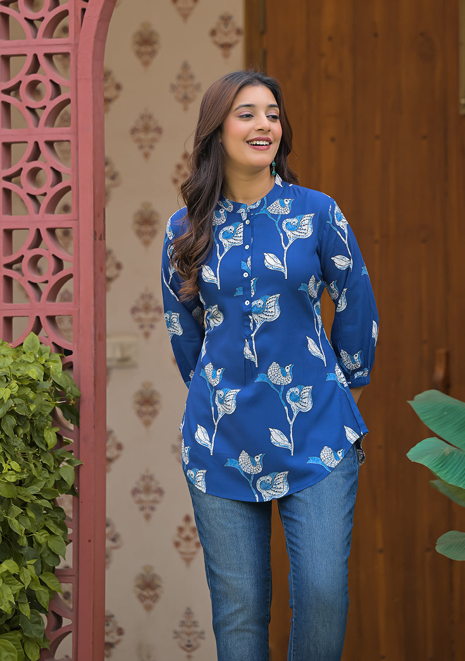 Bluebird Bloom Top