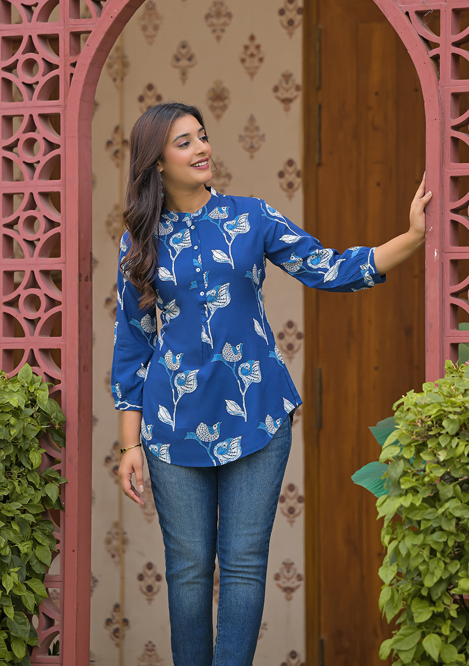 Bluebird Bloom Top