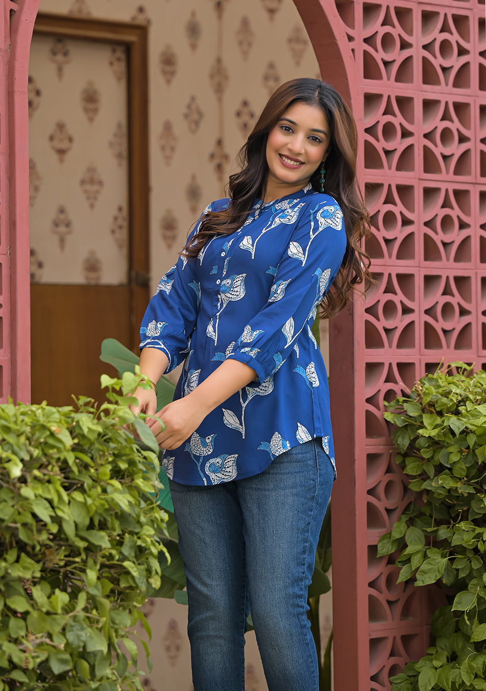 Bluebird Bloom Top