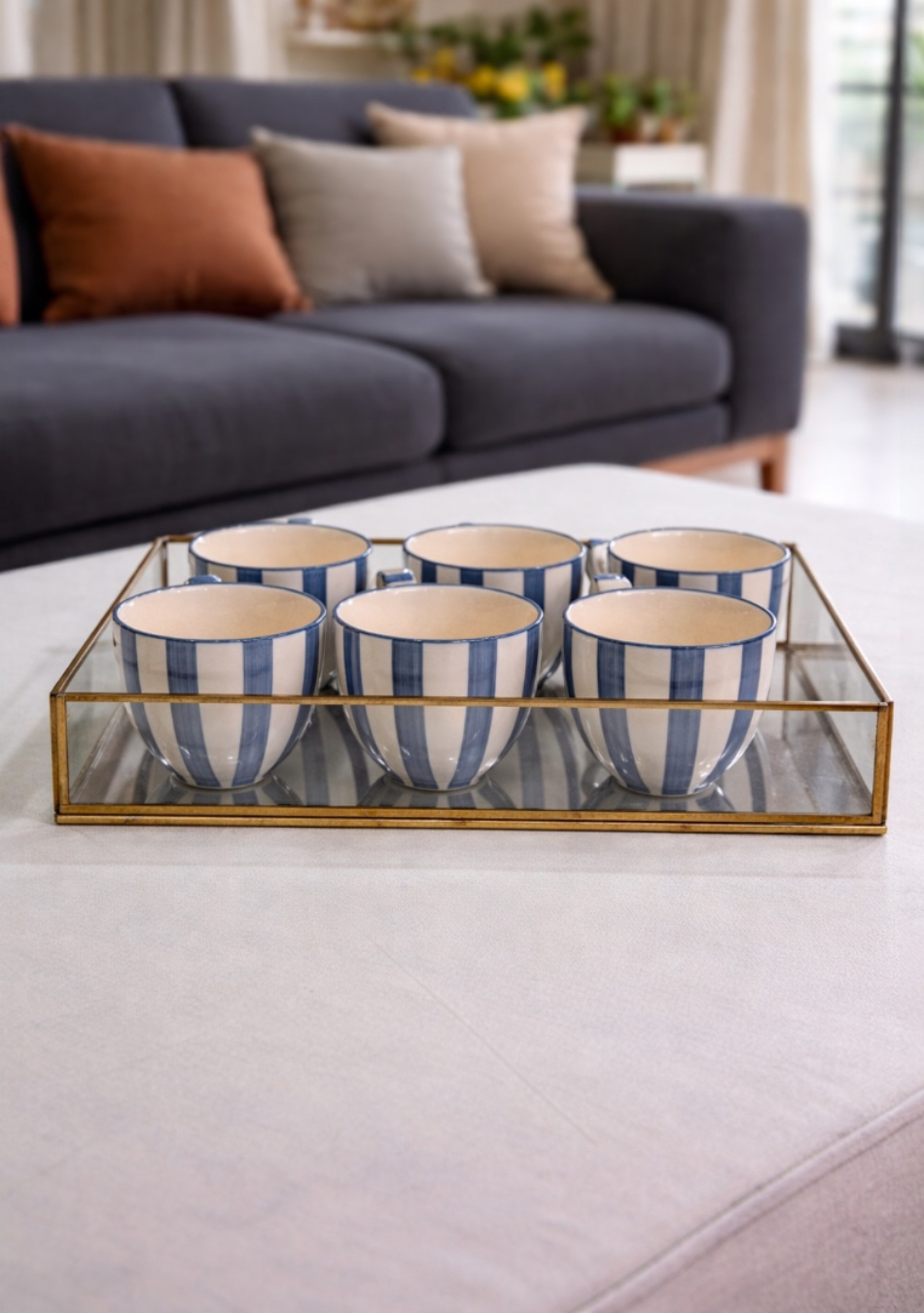Coastal Stripe Mugs