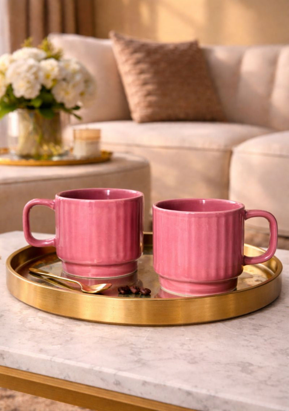 Great Rose Finch Mugs - Handcrafted