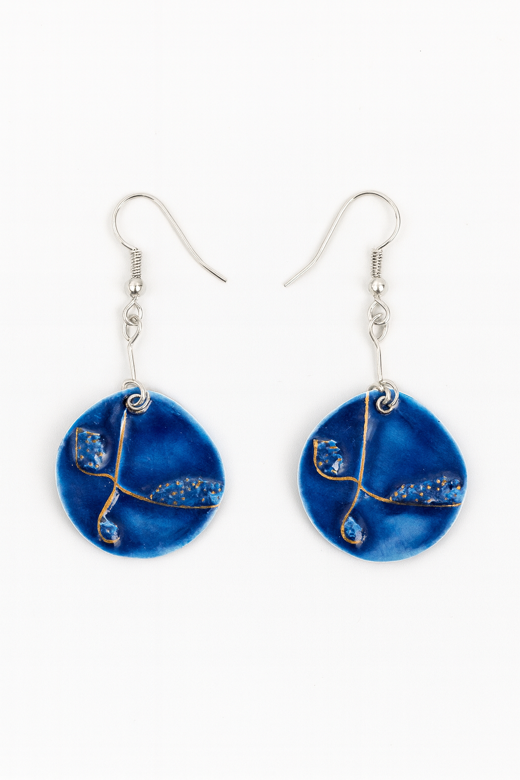 Sea Inspired Blue Earrings