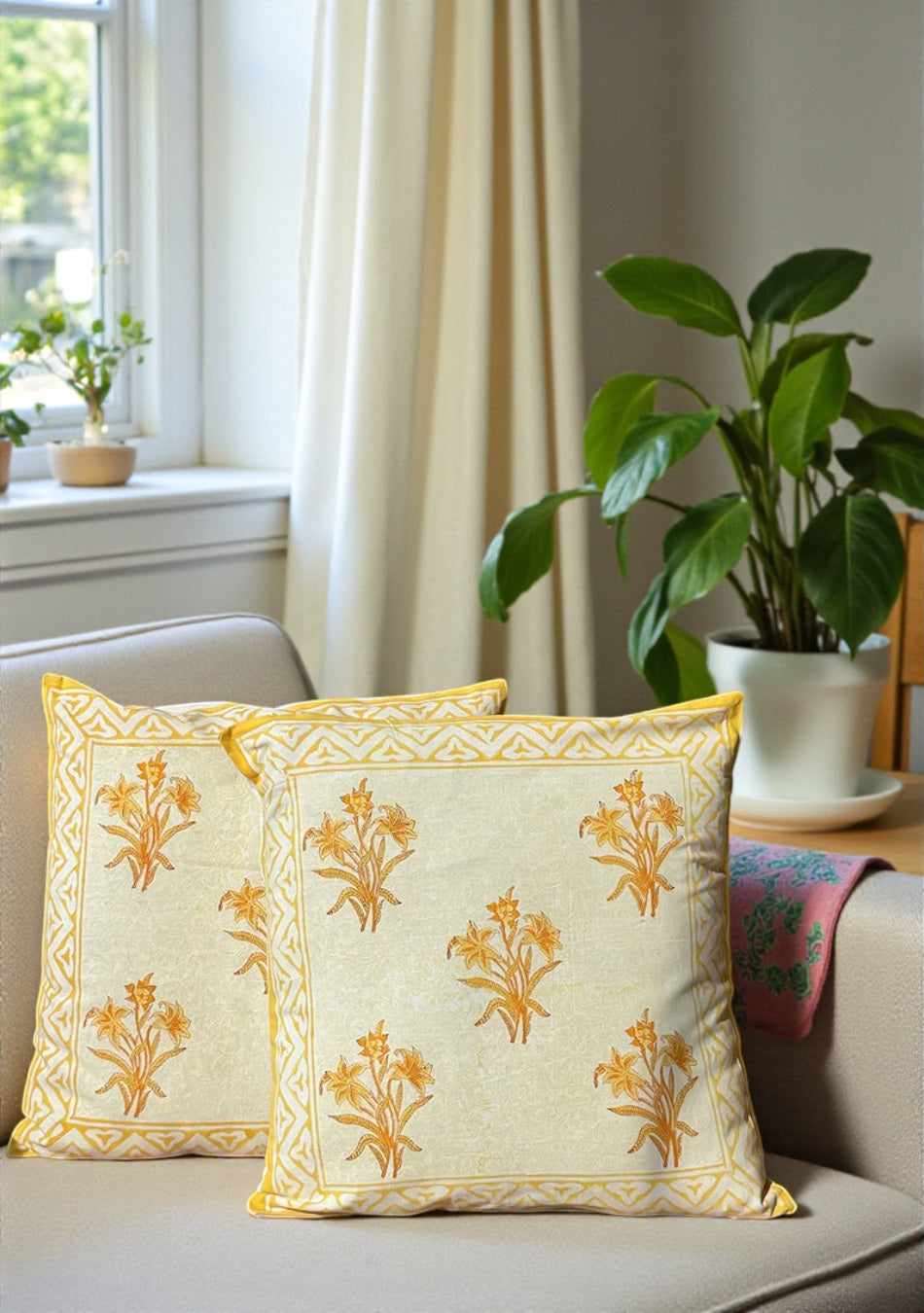 Lilium Patch Cushion Cover
