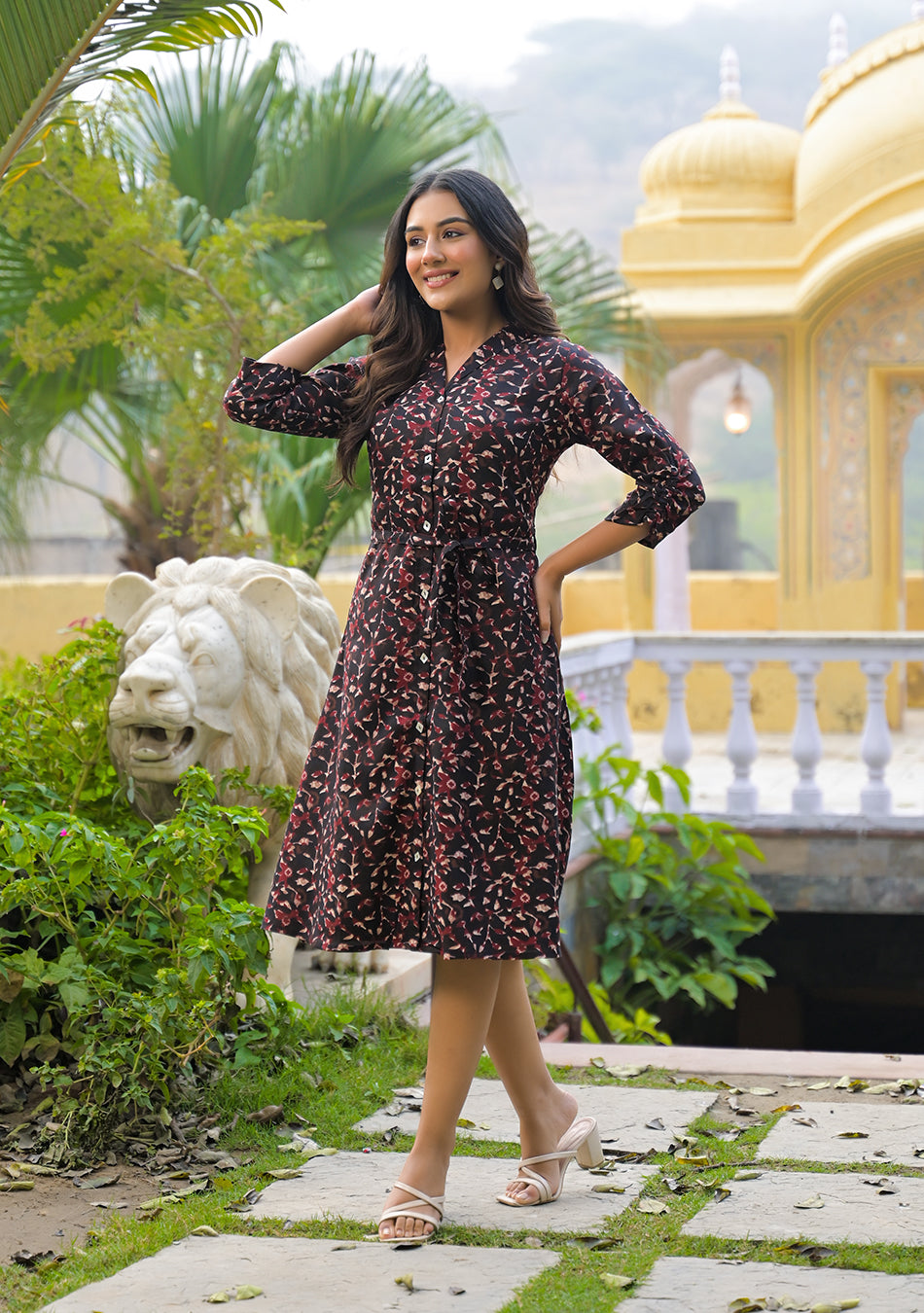 Crimson Eclipse Dress