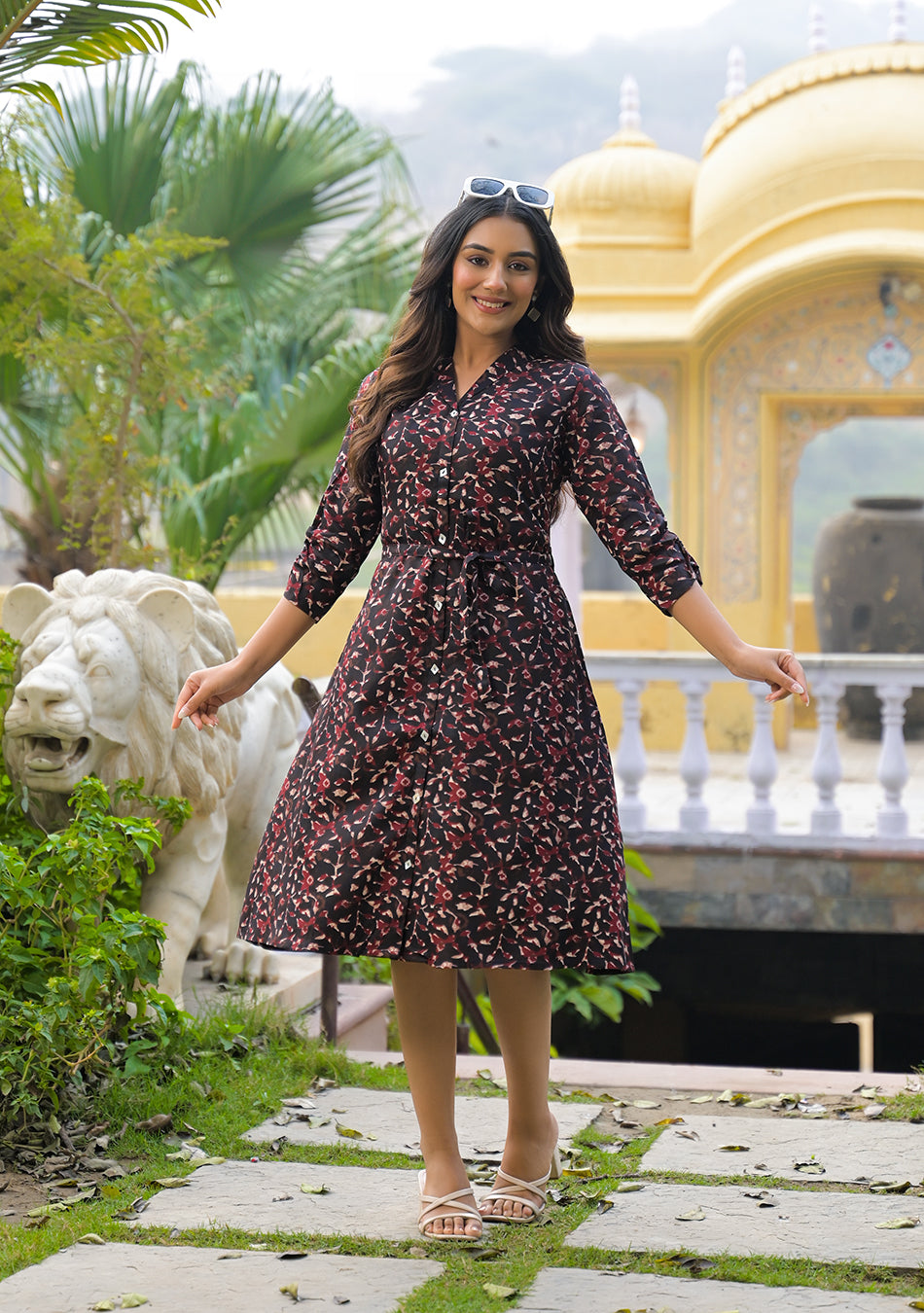 Crimson Eclipse Dress