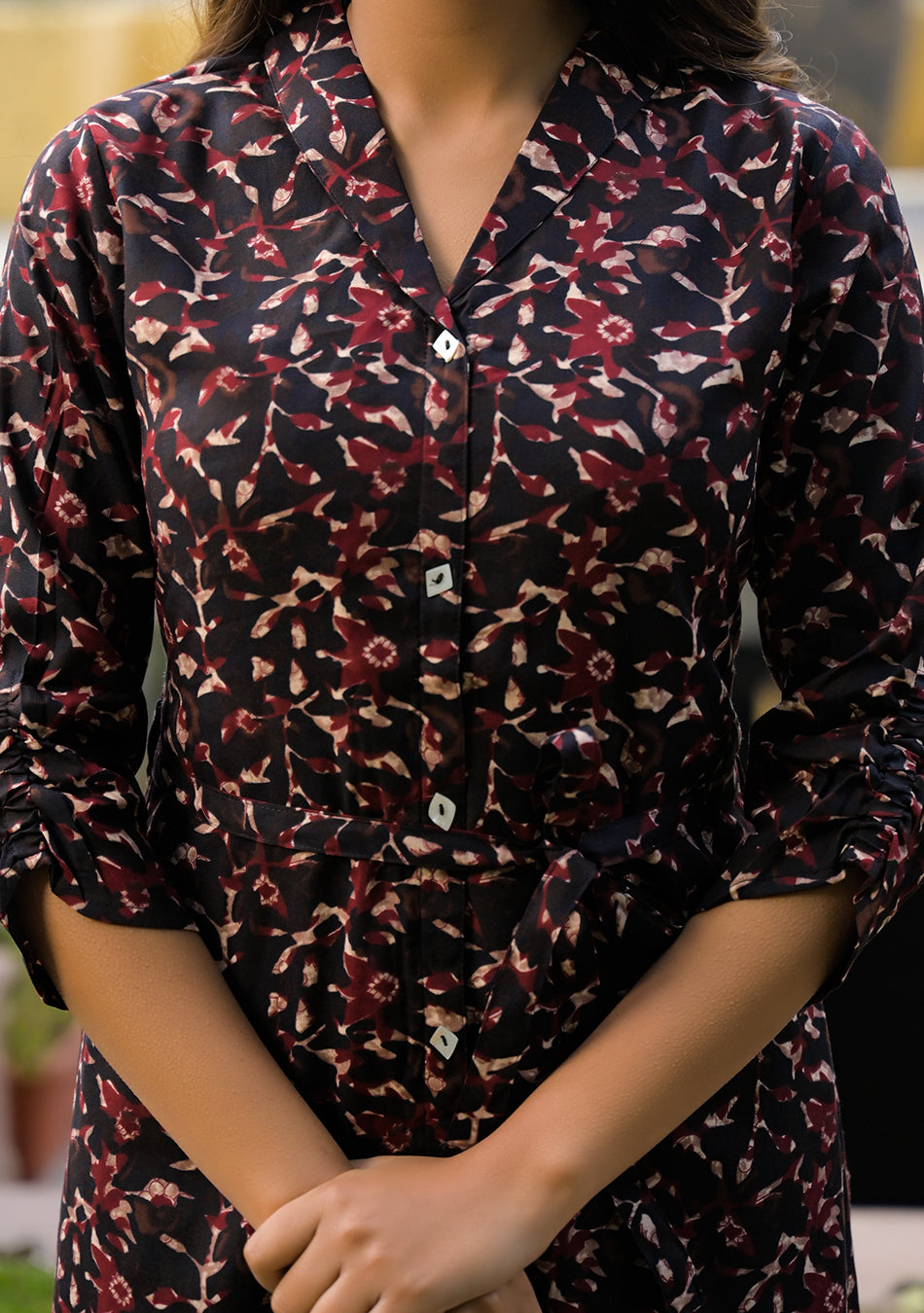 Crimson Eclipse Dress