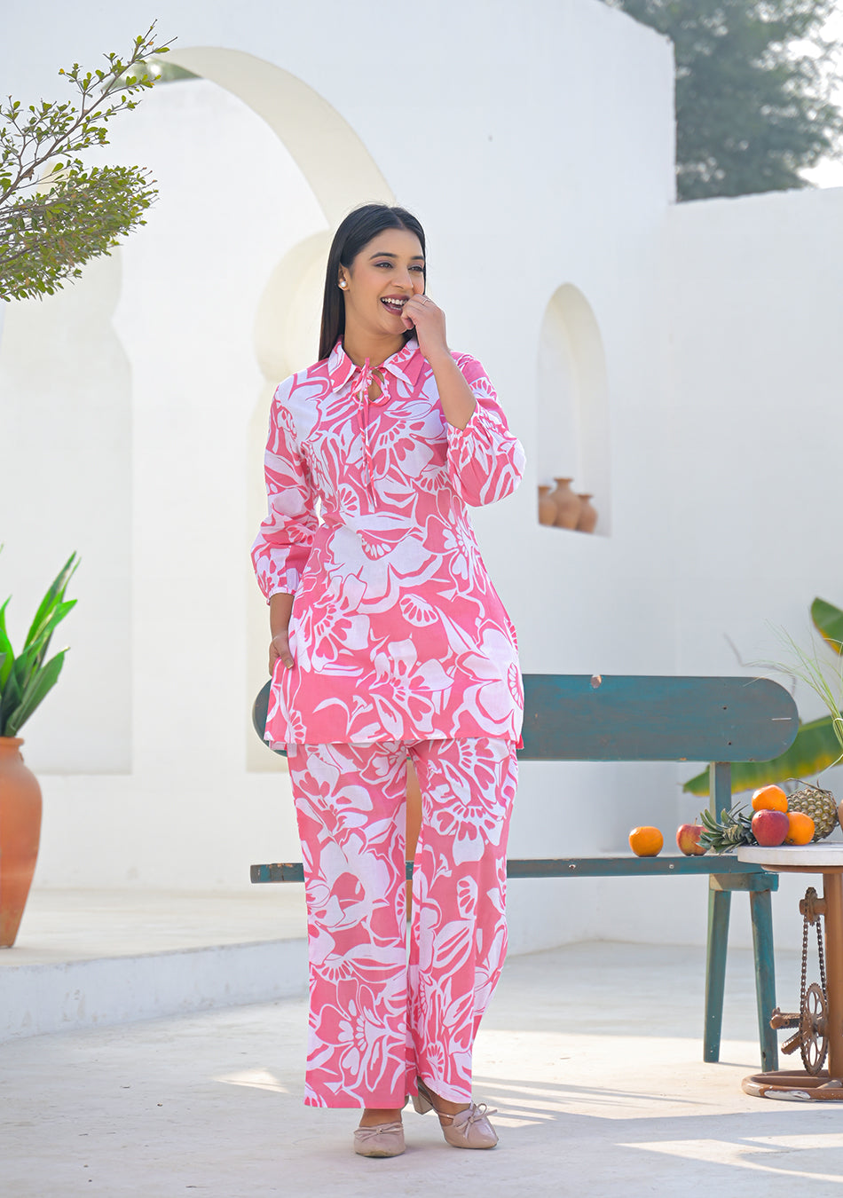 Hibiscus Bloom Co-ord Set