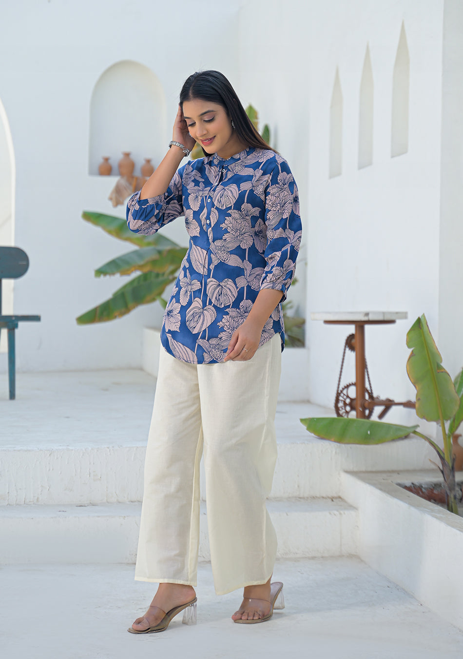 Aravalii Midnight Fleur Top