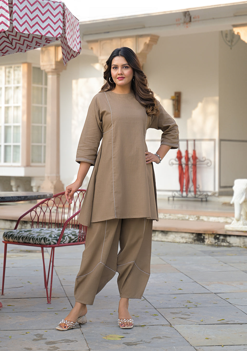 Mocha Luxe Co-ord Set