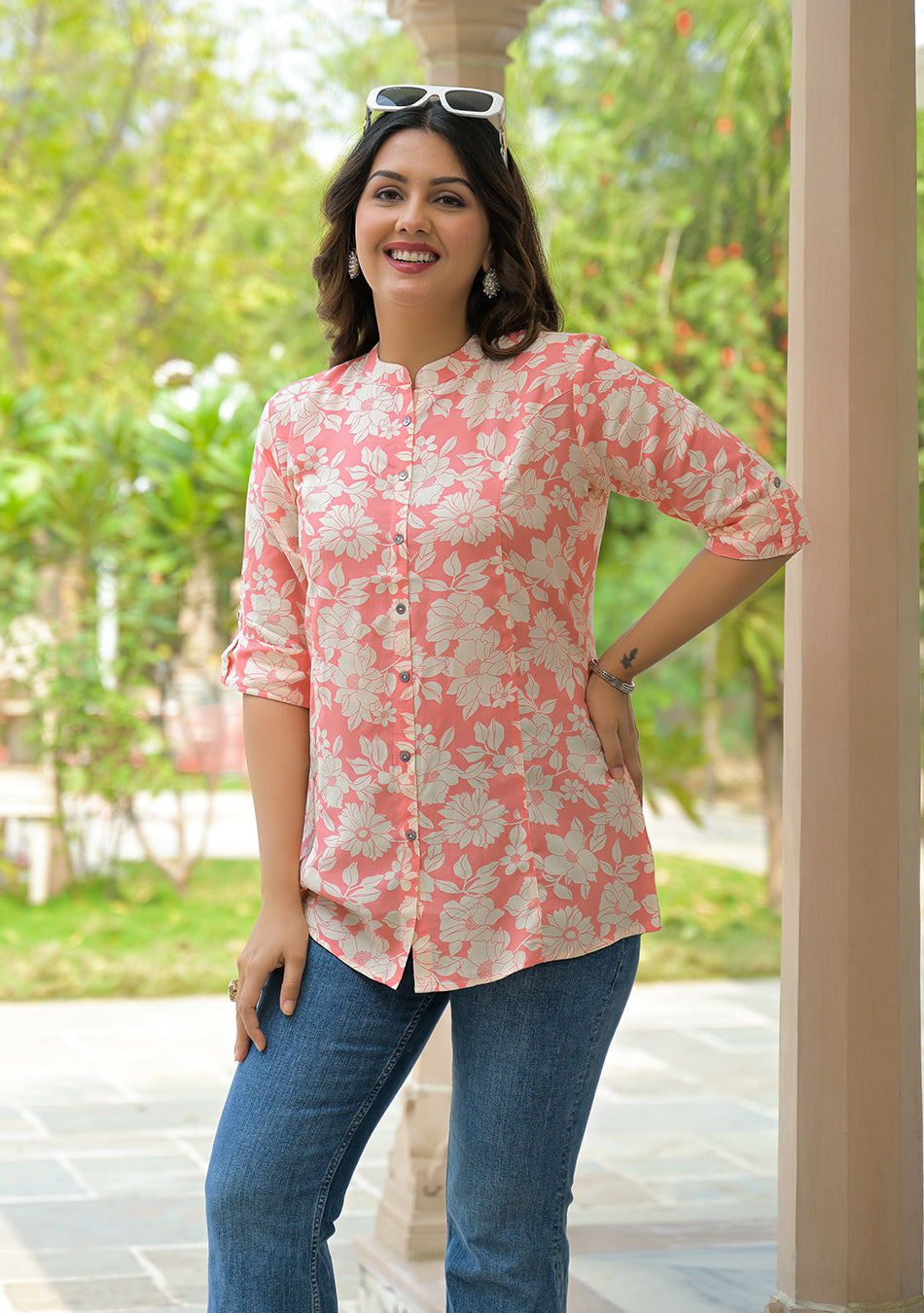 Pink Petal A line Top