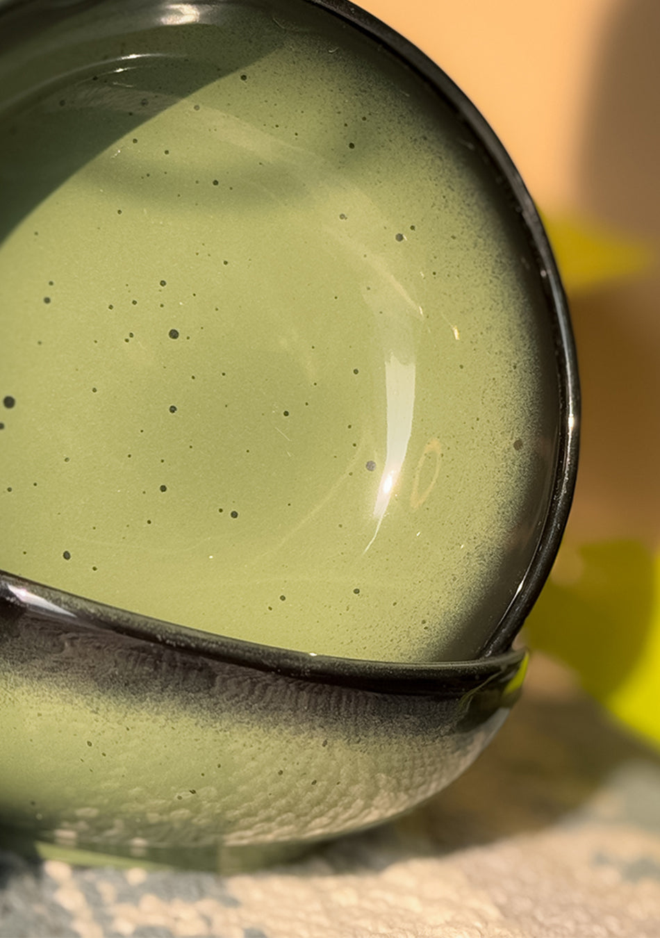 Green Oblong Soup Bowls