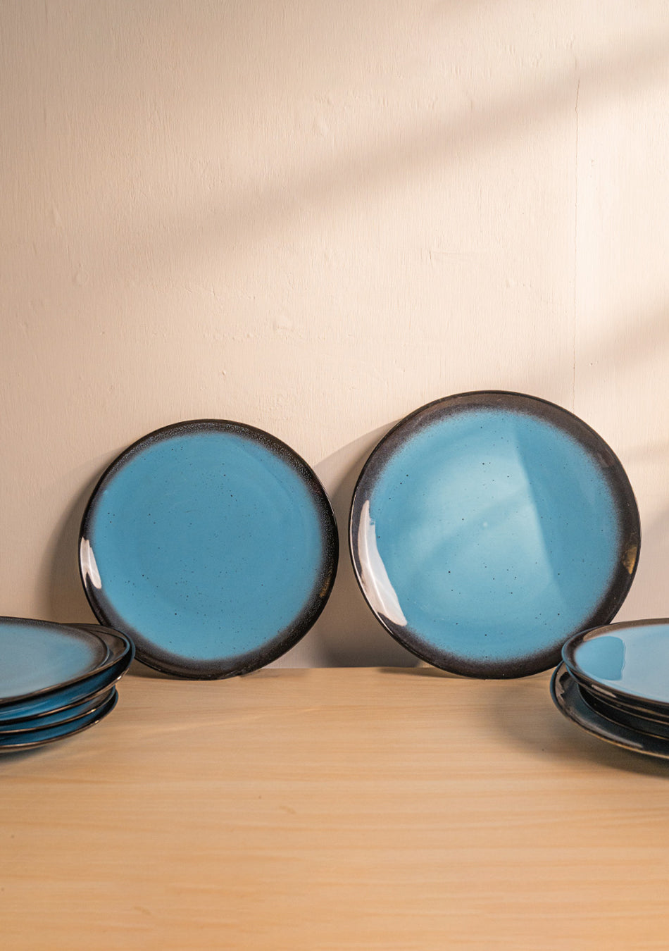 Blue Oblong Dinnerset
