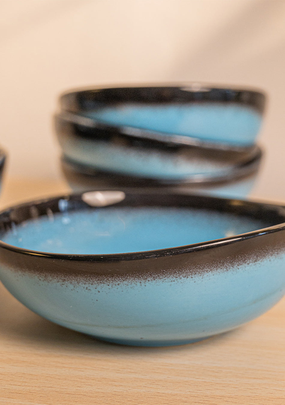 Blue Oblong Dinnerset