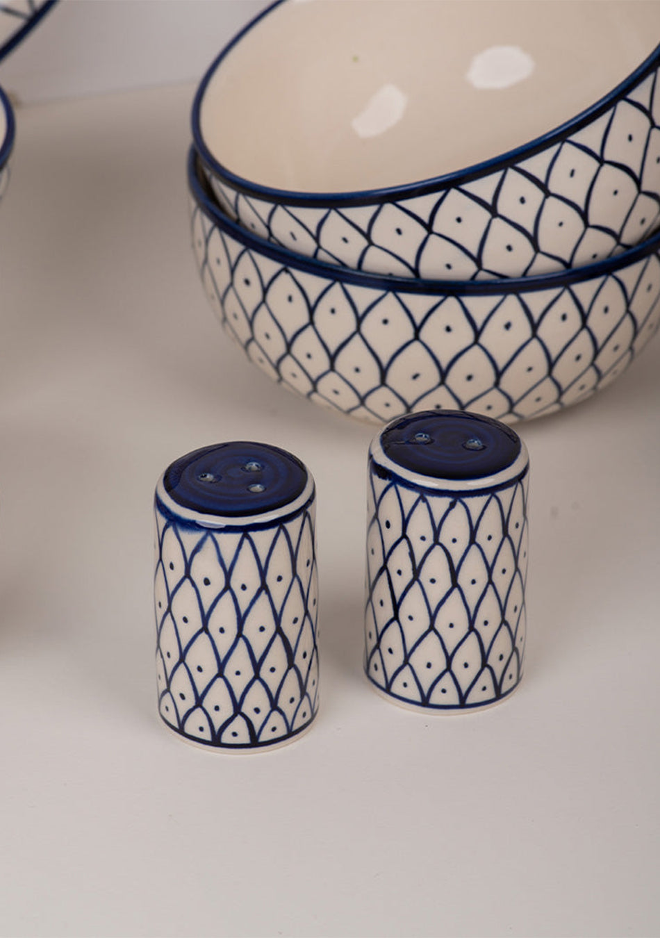 Lily of The Nile Ceramic Dinnerset - Set of 37