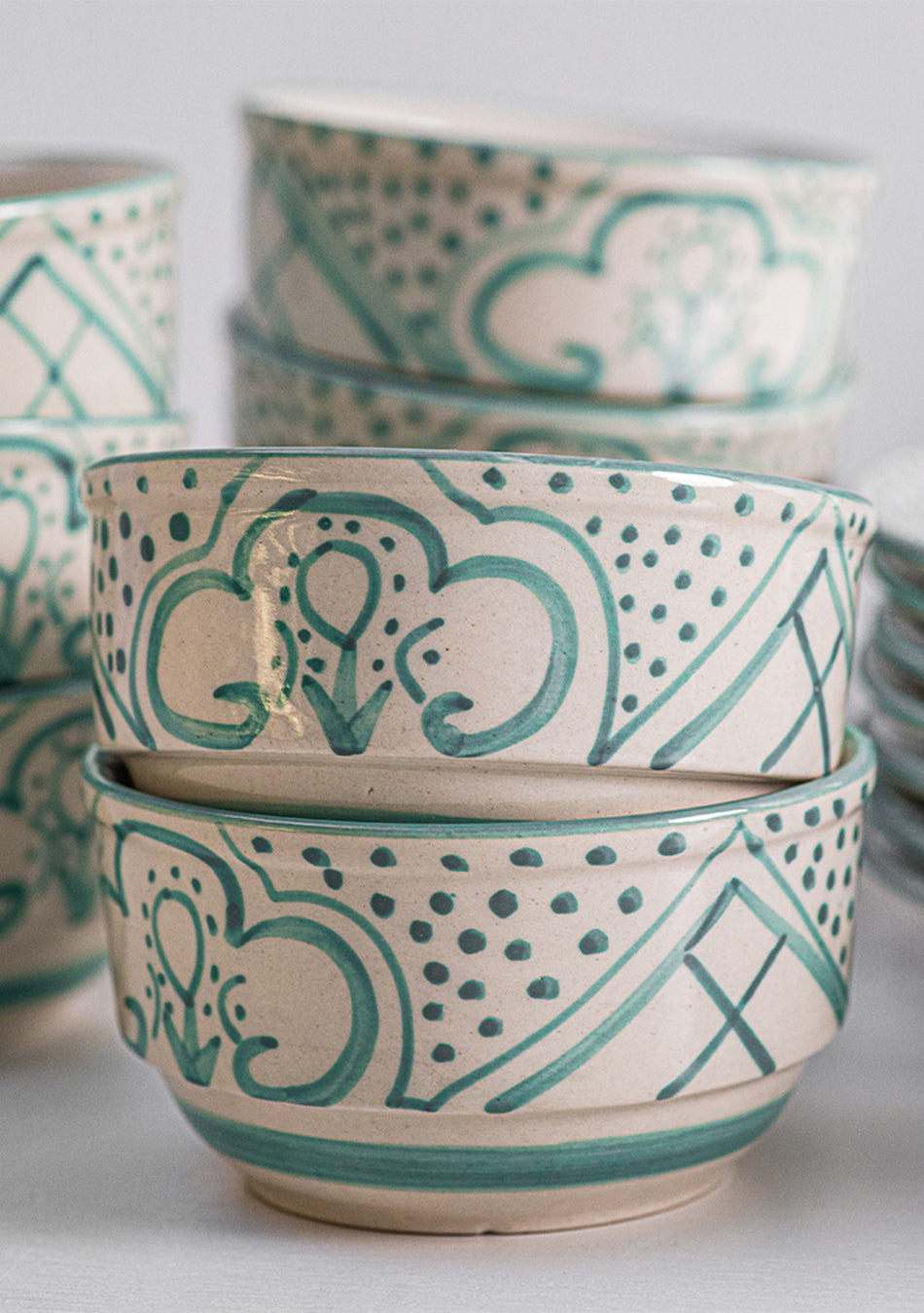 Aquamarine Mandala Dinnerset - Set of 18