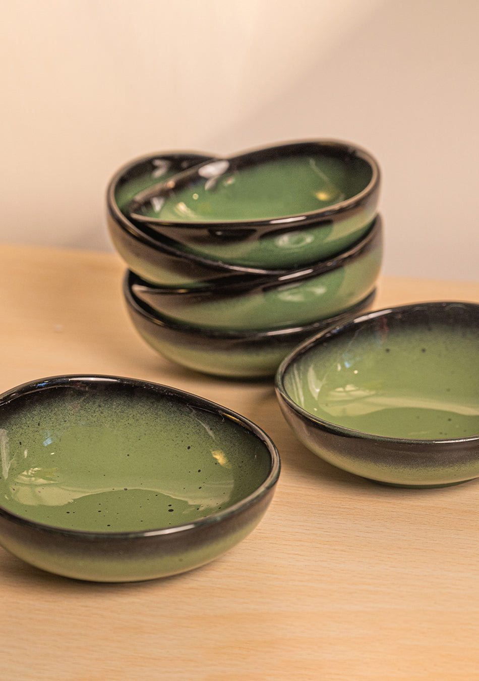 Green Oblong Dinnerset